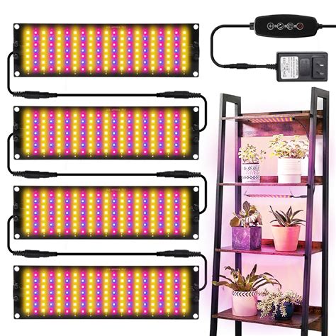 Mosthink Grow Lights Ultra Thin Full Spectrum Red Blue Plant Lights