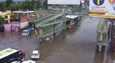 Ecatepec Bajo El Agua Inundaciones Y Caos Vehicular Tras Torrencial