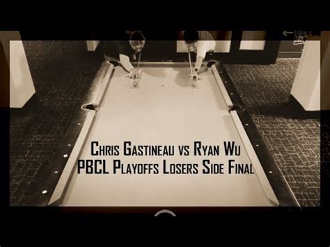 Chris Gastineau Vs Ryan Wu Purdue Billiards Club League Playoffs