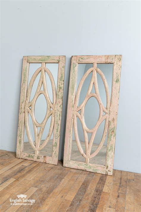 Unusual Wooden Windows Repurposed As Mirrors