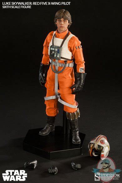 Star Wars Luke Skywalker Red Five X Wing Pilot Sideshow Man Of