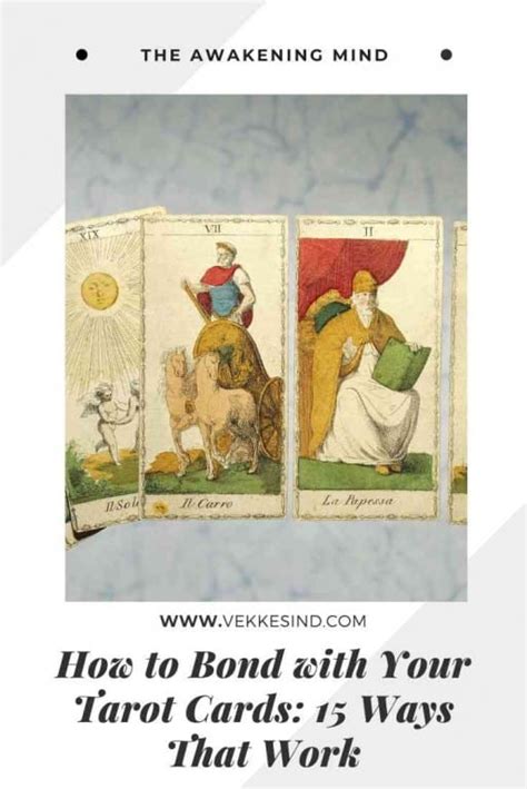 How To Bond With Your Tarot Cards 15 Ways That Work Vekke Sind