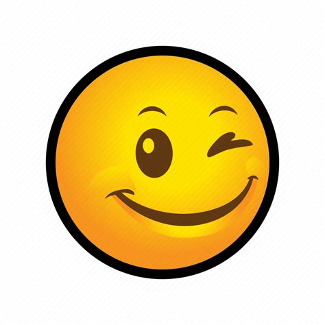 Blink Emoticon Smile Icon Download On Iconfinder