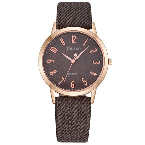 YOLAKO YK41 Women Quartz Watch Dark Brown