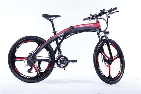 Foldable 26 Inch Electric Bicycle 250W Integrated Wheel 36v Battery