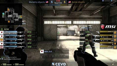 Mortality Esports Vs Noble Esports Cevo P Placement Tournament Cs Go