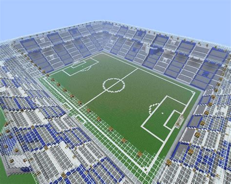 1 FC Wolfstedt Football Stadium Fußball stadion Minecraft Map