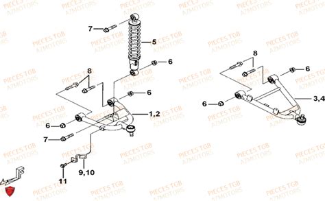 Suspension Avant Pi Ces Tgb Neuves Pieces Tgb Blade No Serie