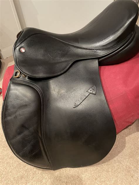 Jeffries Falcon 18” Changeable Gullet Black Gp Saddle From Lynn Kelly