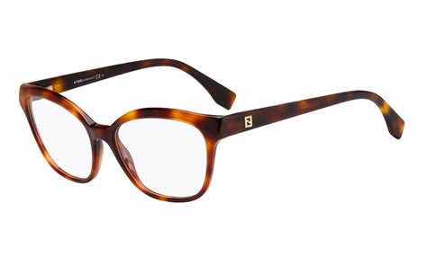 Fendi Optical Frames Ff0044 Havana Women Eyeglasses