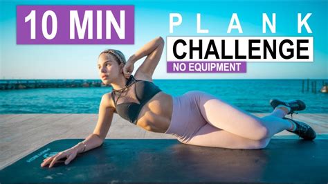 10 MIN PLANK CHALLENGE No Equipment Michelle Marti YouTube