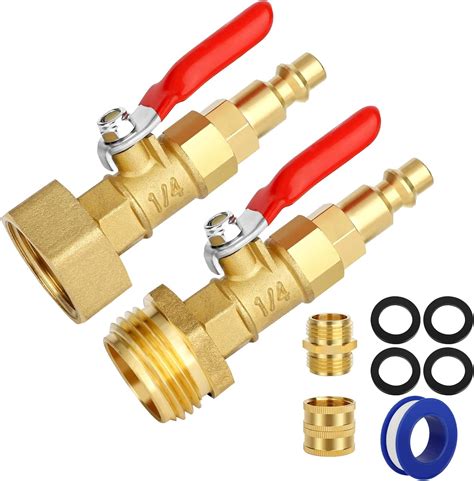 Amazon Rv Winterize Blowout Adapter Kit Eeekit Pcs Brass