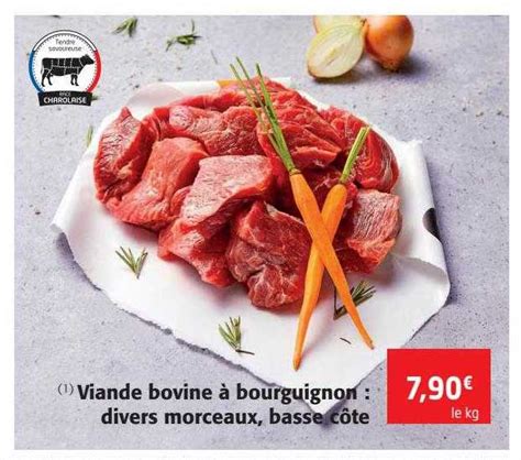 Promo Viande Bovine Bourguignon Divers Morceaux Basse C Te Chez