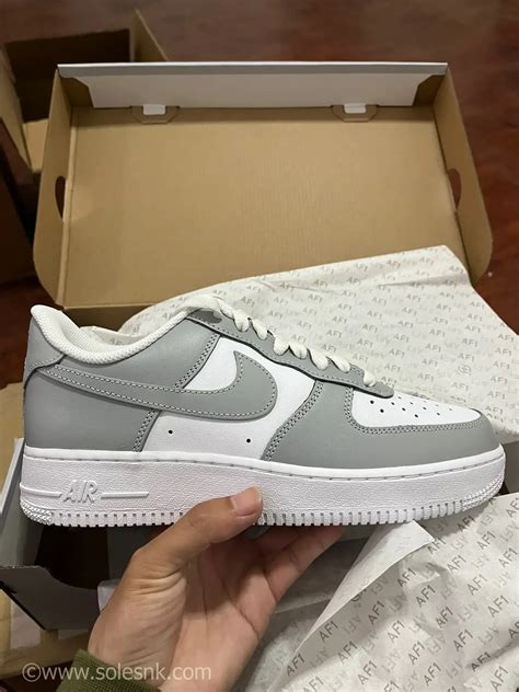 Nike Air Force 1 Low Whitewolf Grey White Fd9763 101 Solesnk