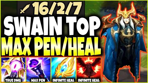 New Swain Rework Made Him The God Of Top Lane New Max Pen Heal Build