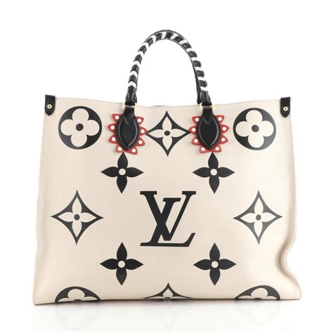 Louis Vuitton Onthego Tote Limited Edition Crafty Monogram Empreinte