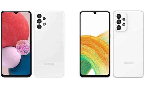 Samsungs Galaxy A13 4g A33 5g Appear In High Res Renders Laptrinhx