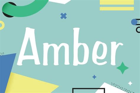 Amber Font - YouWorkForThem