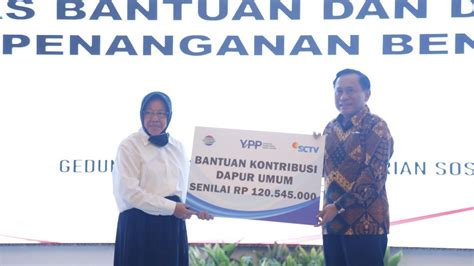 Kemensos Ganjar YPP SCTV Indosiar Penghargaan Mitra Strategis