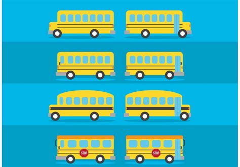 Vector School Bus Pack 89968 Vector Art at Vecteezy