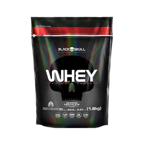 Whey Refil Kg Black Skull Gsn Suplementos