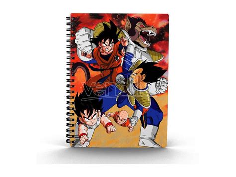 739475 Dragon Ball Z Notebook With 3D Effect Goku Vs Vegeta SD Toys