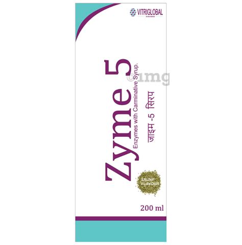 Zyme 5 Syrup Saunf Buy Bottle Of 200 0 Ml Syrup At Best Price In India