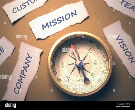 Traditional Compass Conceptual Artwork Stock Photo Alamy