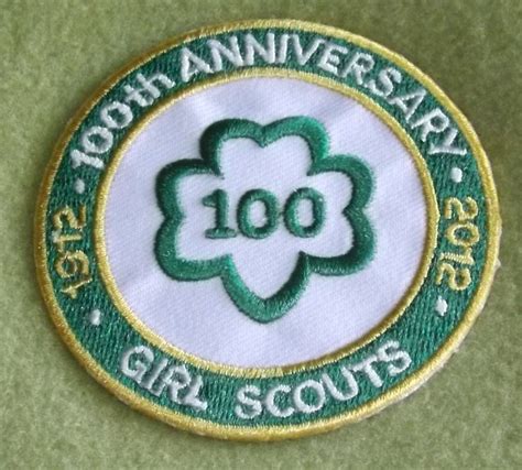 Girl Scouts 100th Anniversary Patch Commemorative Badge