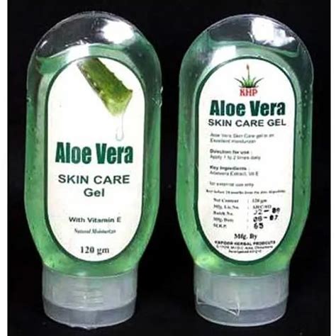 Khp Natural Moisturizer Aloe Vera Skin Care Gel Packaging Size 120 Gm