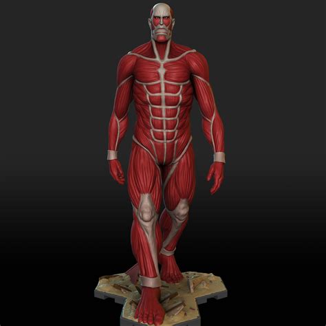 Archivo 3d Bertholdt Colosal Titan V1 Shingeki No Kyojin Modelo De