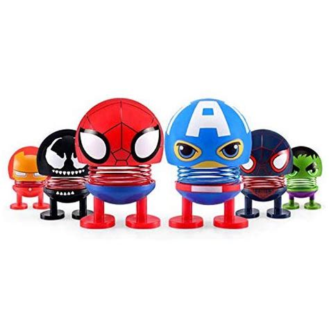 Jual Bobblehead Avenger Marvel Emoji Spring Doll Shaking Head Car