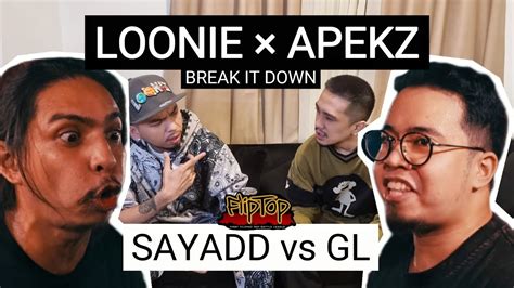 Loonie Apekz Break It Down Rap Battle Review E Fliptop