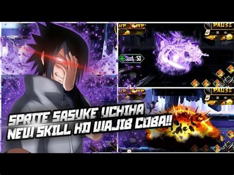 Share Sprite Sasuke New Skill HD Wajib Coba Naruto Senki Mod