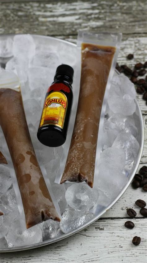 Kahlua Coffee Ice Pops Sippy Cup Mom