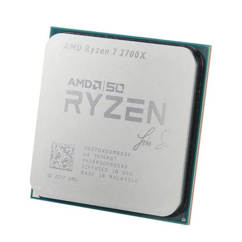 Procesador Amd Ryzen 7 2700x Amd50 Gold Edition 8 Core 16 Thread 37ghz 43ghz Boost