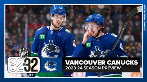 Vancouver Canucks Season Preview Prediction Youtube