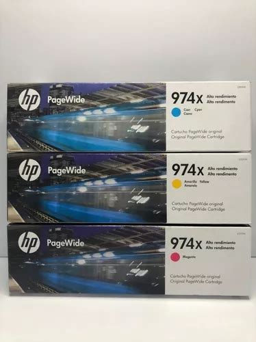 Pack Pzas Cartucho Original Hp X Cyan Magenta Amarillo