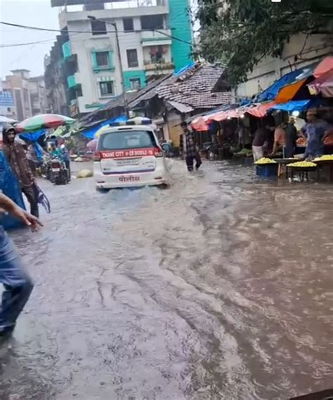 मूसलाधार बारिश से भिवंडी में जनजीवन अस्त व्यस्त नाले में बहने से एक लड़की की मृत्यु Police