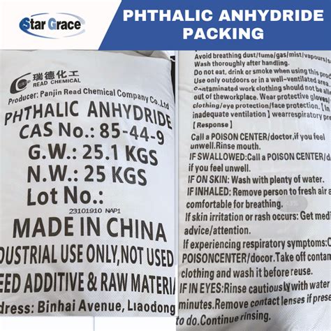 China Phthalic Anhydride Formula Suppliers, Producer, Manufacturers - Factory Direct Price ...