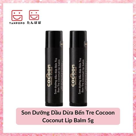 Son Dưỡng Dầu Dừa Bến Tre Cocoon Coconut Lip Balm 5g