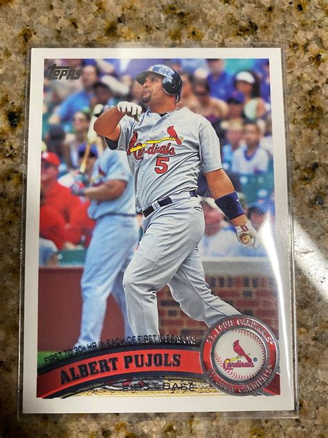 Albert Pujols 2011 Topps Baseball Card