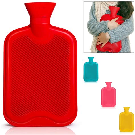 Practical 2 Litre Hot Water Bottle Made Of Natural Rubber DeubaXXL