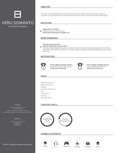 Resume On Behance