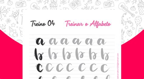 Treino Do Lettering Em 2020 Caligrafia Para Iniciantes E98