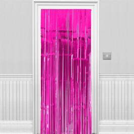 Bright Pink Foil Curtain 2 4m Party Delights