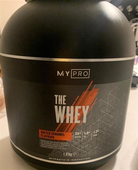 The Whey Salted Caramel Mypro Kalorie Kj A Nutri N Hodnoty