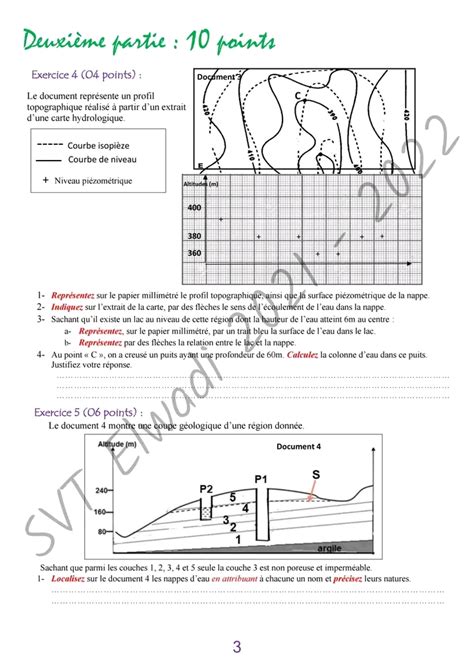 Me Sciences Sciences Svt Devoirs De Synth Se Sciences Svt Trimestre