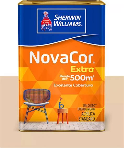 Tinta Sherwin Williams Novacor L Tex Acr Lica Mais Rendimento Extra