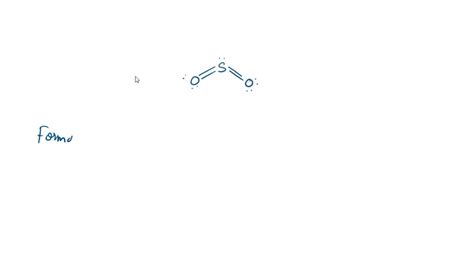 Solved How Do I Draw A Lewis Structure For So2 In Which All Atoms Have A Formal Charge Of Zero